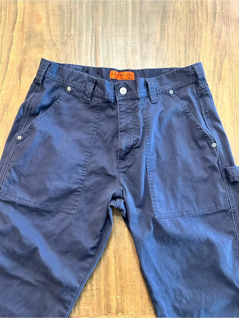 RVCA Navy Carpenter Chino Pants